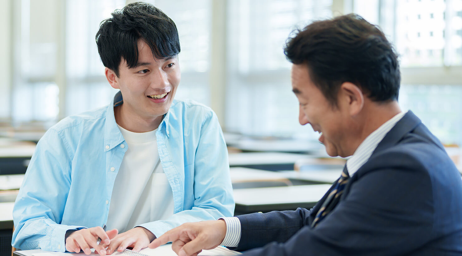 授業時間以外の徹底フォローシステム